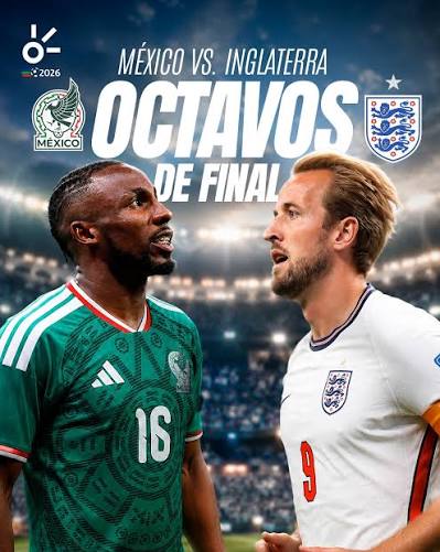 🚨 CONFIRMADO: MÉXICO VS. INGLATERRA 🇲🇽🏴󠁧󠁢󠁥󠁮󠁧󠁿 El rival de la  selección mexicana en los 8vos de final del #Mundial será Inglaterra en el  Estadio Azteca el próximo 5 de julio de 2026