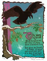 Crow Poem Illustration Winter Poems Robert Frost Robert Frost Poems