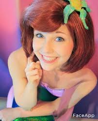 Princess Ariel with short hair by Belldisneygirl