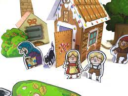Für kinder ab 2 jahre. Bastelbogen Marchen Hansel Und Gretel So Bastelst Du
