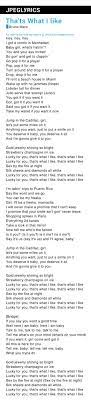 Music letters sheet pdf violin, lyre, flute, piano, recorder chords, etc. That S What I Like By Bruno Mars Lyrics Jpeg Lyrics
