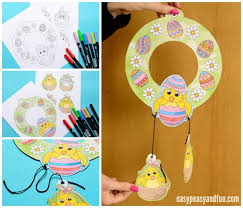 Spring is always nice to have arrive after a long cold and snowy winter. Printable Easter Wreaths Easy Peasy And Fun