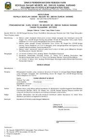Entdecke rezepte, einrichtungsideen, stilinterpretationen und andere ideen zum ausprobieren. Contoh Sk Penunjukkan Guru Gaji Sekolah Gtt Tahun Pelajaran 2019 2019 Format Word Dunia Edukasi