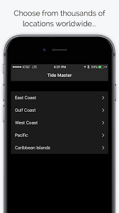 Tide Master Ocean Tides Charts Graphs Tables By Above