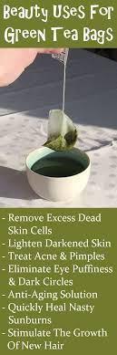 Idee Pour Soin Du Vsage Et Acne Image Description Ne Jetez Pas Ces Sachets De The Vert Usages Beaute Et Health And Beauty Tips Beauty Treatments Health
