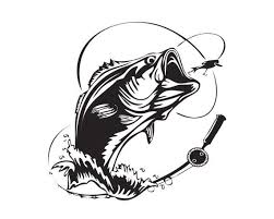 This fishing wallpapers app come with funny fishing quote. Bass Fishing Salt Fly Logo Angling Fish Hook Fresh Water Hunt Etsy Fish Logo Bass Fishing Tattoo Fishing Svg
