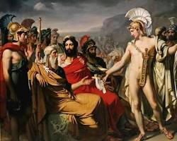Image of Nestor King of Pylos orator Iliad classical art