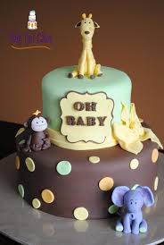 Jungle Animals Baby Shower Cake By Baby Got Cakes Cakesdecor