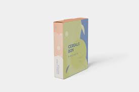 Cereals Box Mockup Box Mockup Cereal Box Branding Mockups