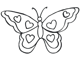 Spring coloring pages for kids. Butterfly Spring Coloring Pages Novocom Top