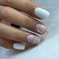 Visit weddingforward.com for more wedding nails ideas. 50 Wedding Nail Designs For The Bride To Be