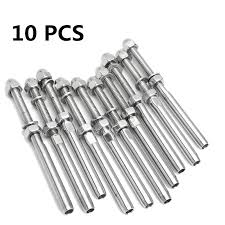 1000ft 1/8 t316 stainless steel cable, wire rope aircraft cable for deck cable railing kit, 7 x 7 strands construction,diy balustrades, come with a cutter 4.8 out of 5 stars 64 $179.99 $ 179. Stainless Steel Handrail Railing Cable Tensioner Threaded Stud End Fitting For 1 8 Inch Cable Wire Walmart Canada