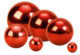 Grosse Dekokugel Edelstahl O 20 Cm Rot Weihnachten Kugel Rosenkugel Ebay