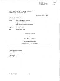 | see more about mesa selimovic and citati. Radovan Karadzic Defense Brief Bosnia And Herzegovina Croatia