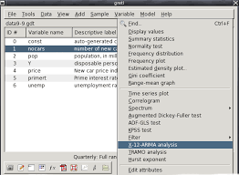 Gretl Tramo And X 12 Arima