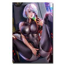 Lucy Game Character Cyberpunk Poster Manga Hot Girl Art Picture Print Wall  Decor | eBay
