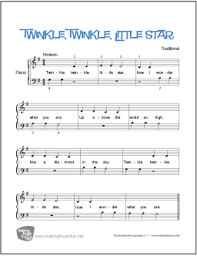 If you're reading the music for this easy piano song for beginners, you might be put off because it looks far more complex than it really is. Twinkle Twinkle Little Star Free Beginner Piano Sheet Music