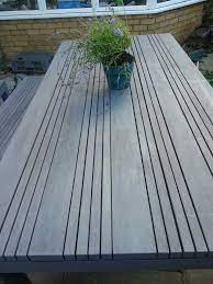 Teak Garden Furniture In Cuprinol Silver Birch Cuprinol Silver Birch Teak Garden Furniture Silver Birch