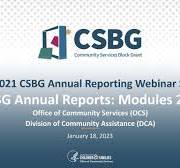 FY 2022 CSBG Annual Report Modules 2-4 | The Administration ...