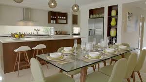 Grune Farbe Thema Esszimmer Und Kuche Kombination Esszimmer Kuche Esszimmer Zimmer