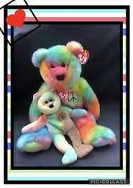 Expected To Arrive At The End Of June Vintage Unique Tie Die 14 Ty Beanie Baby Peace Bear And Small 1996 Big Discounts Ksoeeb Com