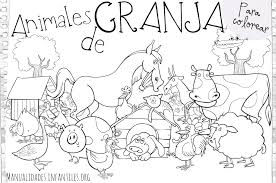 Dibujo Granja Para Colorear