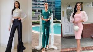 She grew up listening to eminem and it helped her speak faster and more clearly. Miss Universe Philippines Rabiya Mateo S Wardrobe Created By 100 Filipino Fashion Designers Good News Pilipinas