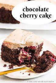 Easy Chocolate Cherry Cake Recipe Chocolate Cherry Cake Sweet Tarts Cherry Cake
