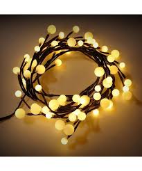 Led String Lights 72 Led Rattan Style Lamp 8 Modes 8 2ft Diy Decorative Lights For Bedroom Home Decoration Garden Wedding Xmas Party Waterproof Low Voltage Plug Warm White Cb18h00m6xo