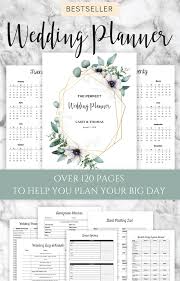 Wedding Planner Printable Wedding Planning Book Printable Wedding Planner Wedding Binder Template Engagement Gift Ideas Boho Wedding