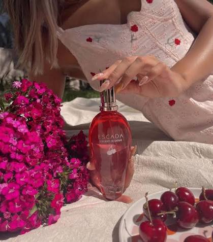 yourbaeray and Escada Cherry in Japan. A sweet summer scent available now  @chemistwarehouseaus 🍒🌸💖#repost