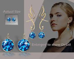 Round 10MM Swiss Blue Cubic Zirconia Dangle for Patented California  Convertible® EARSPIRAL® Earring by ©harry Mason®, Earring Not Included