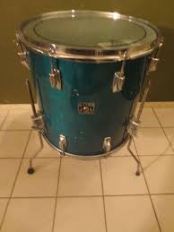 Vintage Tama Superstar Super Aqua Marine 16x16 Floor Tom Drum Tom Drum Drums Vintage Drums