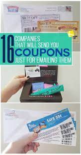 31 Companies That Ll Send You Free High Value Coupons Just Ask Couponing For Beginners Coupons Money Saver