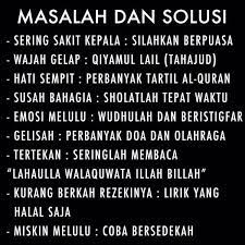 Berbagai Masalah Dan Solusinya Motivasi Kata Kata Indah Kutipan Agama