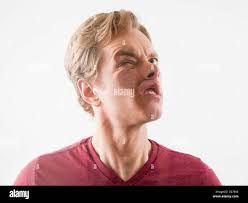 Deformed face hi-res stock photography and images