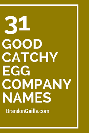 51 Good Catchy Egg Company Names Dog Food Recipes Dog Treats Dog Bakery