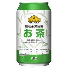 国産茶葉使用 お茶 缶 イオンのプライベートブランド Topvalu トップバリュ イオンのプライベートブランド Topvalu トップバリュ