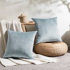 Greendale home fashions velvet square throw pillow in black. Dark Grey Velvet Pillows Wayfair