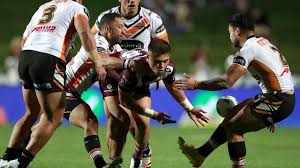 The most exciting nrl replay games are avaliable for free at full match tv in hd. Nrl 2020 Manly Sea Eagles V Wests Tigers Benji Marshall Heaps Praise On Josh Schuster After Debut Fox Sports