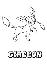 Pokemon Coloring Pages Glaceon Pokemon Coloring Pages Pokemon Coloring Cute Coloring Pages