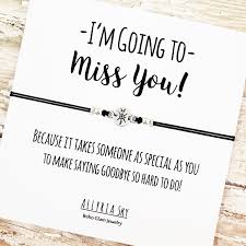 Friendship Bracelet With Miss You Card Bff Best Etsy Long Distance Friend Gifts Miss You Cards Goodbye Quotes For Friends