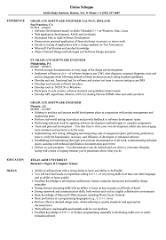 How to write a software engineering resume (cv): Graduate Software Engineer Resume Samples Velvet Jobs