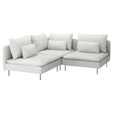 Soderhamn Hoekbank 3 Zits Finnsta Wit Ikea Corner Sofa Sofa Sectional