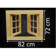 Die bandbreite der möglichkeiten umfasst unterschiedliche stabilitäten der baumaterialien: Holzfenster Doppelflugel 82 X 72 Cm B Ware