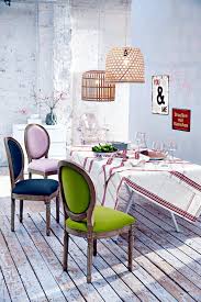 Create a perfectly shabby chic dining room with our collection of furniture, décor, and glassware! Colorful Chairs In Shabby Chic Interior Design Ideas Ofdesign
