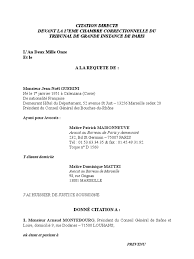 L'an deux mille seize et le. Citation Tribunal Blog 2 Pdf Diffamation Avocat