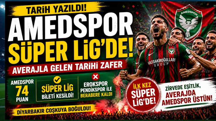 Amedspor Karşılaşması Ne Zaman Oynanacak? ve Hangi Kana...