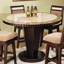 Corallo Dining Round Stone Top Counter Height Dining Table By Armen Living At Olinde S Kitchen Table Settings Counter Height Kitchen Table Dining Table Chairs