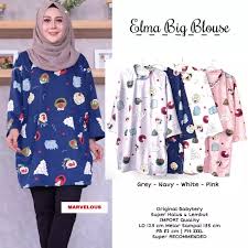 For more information and source, see on this link : Elma Big Blouse Babyterry Ori Model Baju Tunik Terbaru 2020 Untuk Remaja Model Baju